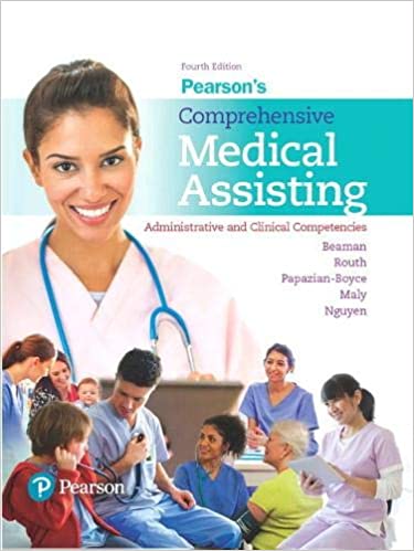 Pearson's Comprehensive Medical Assisting: Administrative and Clinical Competencies (4th Edition) - Orginal Pdf